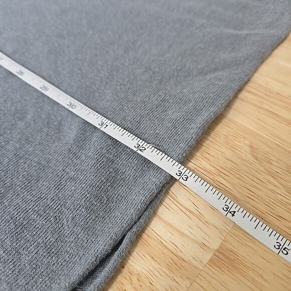 Peruvian Connection Tunic Top Womens Size Small Grey Pima Cotton Linen Knit - Picture 6 of 10